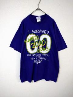 ｙ2ｋ　2000年　美品　ジャージーズ　記念Tシャツ　メンズL　紫色
