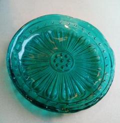 【未使用】河上恭一郎　菊繁捻文 切子鉢 5点 HOYAクリスタル ガラス 60'S HOYA Crystal Glass Ornamental Bird Design：河上 恭一郎
