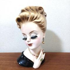 レディ ヘッドベース 花瓶 フラワーベース ビンテージ ロカビリー 陶器 2025年最新】レディヘッドベースの人気アイテム - メルカリ