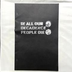 CRASS / IN ALL OUR DECADENCE PEOPLE DIE - メルカリ