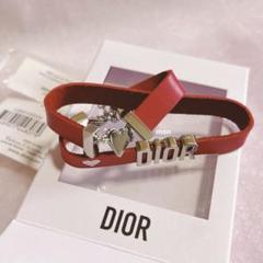 Dior ハート型ロゴ ダブルラップブレスレット•チョーカー