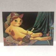 猫の絵画 CAT ART展 シューヤマモト 猫 キャットアート ポストカード