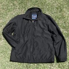 OLDGAPオールドギャップミリタリージャケットブルゾン黒ブラックグレー希少レア 美品 L アルミジップ OLD GAP 90s Y2K レザージャケット