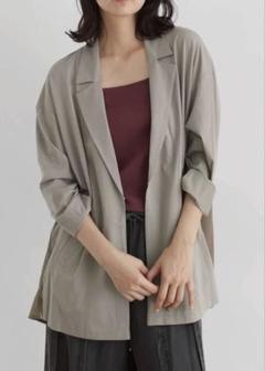 【専用です】新品　☆ CLOVE シアーコンビジャケット　サンドベージュのサムネイル