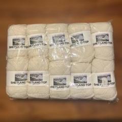 リッチモアRich More Shetland Top 毛糸 アイボリー 10玉