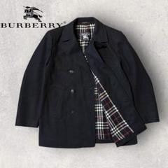 BURBERRYS ダッフルコート ノバチェック ネイビー イングランド