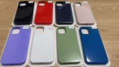 8個セット iPhone12/12Pro用 高品質シリコンケース 新品 衝撃吸収