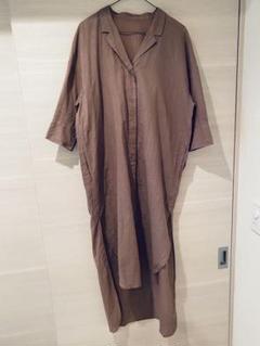 archi ロングシャツワンピース