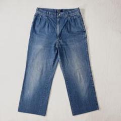 90s USA製　RalphLauren ラルフローレン　デニムスラックス　レア USA製 ポロラルフローレン 2タックデニムスラックス ジーンズ