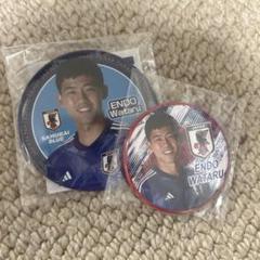 遠藤航 バッジ 2個セット SAMURAI BLUE