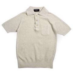 Vintage 70s 80s 半袖 ニットポロシャツ 襟付き 半袖ニット