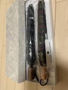 未使用　ピエールバルマン Pierre balmain 傘 長傘　黒総柄自動式 2025年最新】PIERRE BALMAIN 傘の人気アイテム - メルカリ