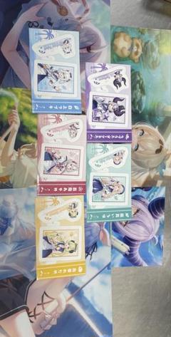 ローソン　ホロライブ　クリアファイル　ステッカー　10点セット　新品未使用