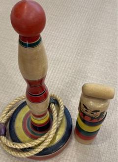 日本の伝統名品　ダルマ落とし・輪投げ
