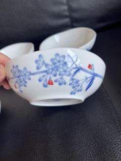 香蘭社 花柄違い 皿 5枚 新品