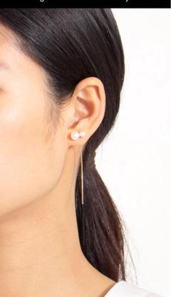 Hirotaka ゴールド アローピアス 片耳 ALL ABOUT BASICS ゴールドバー アローピアス