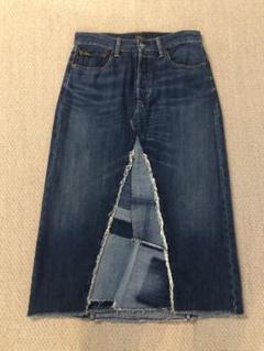 ☆POLO RALPH LAUREN☆パッチワーク柄プリーツロングスカート美品☆ POLO RALPH LAUREN - POLO RALPH LAUREN ラルフローレン パッチ