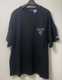 Champion×UNDEFEATED ブラックTシャツ