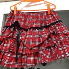 ALGONQUINS フラップ付き ショートパンツ 赤 チェック カスタム ALGONQUINS フラップ付き ショートパンツ 赤 チェック カスタム