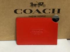 未使用美品コーチCOACH レッド 鏡ミラー本物