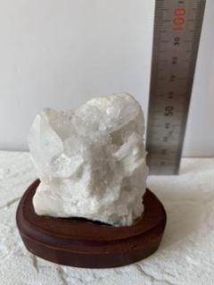 水晶天然石　クラスター　台座付き