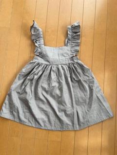 ハンドメイド　エプロンワンピース