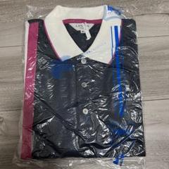 LANVIN SPORT ポロシャツ サイズ40 ネイビー ゴルフウェアメンズ