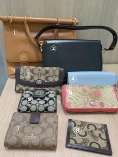 バッグ 財布 まとめ売り 8点セット COACH CELINE コーチ セリーヌ
