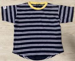 中古ハンドメイド ラウンドプル 100 半袖 Tシャツ