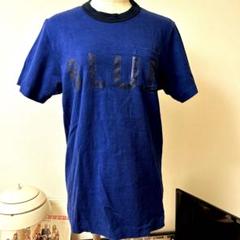レアsacai サカイ　BLUEロゴTシャツ　古着レトロサイズ1 ユニセックス レアsacai サカイ BLUEロゴTシャツ 古着レトロサイズ1 ユニ