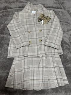 ZARA　チェックジャケットプリーツスカートブレザーセットアップ　卒業式150㎝ ZARA キッズ チェックジャケット フォーマル 入学式 卒園式 卒業