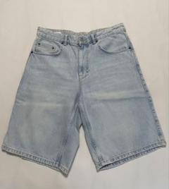 ZARA バギーショーツ　ウォッシュドブルー　ストリート　サイズ36 バギーデニムパンツ - ライトブルー | ZARA Japan / 日本