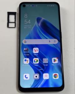 液晶綺麗 A101OP OPPO Reno5 A Y!mobile SIMフリー OPPO Reno5 A A101OP アイスブルー【Y!mobile版SIMフリー】|中古