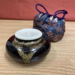 Hiro  茶道具　茶入　矢部篤郎作　備前　茶入　茶器　茶具　茶道 激安通販特集！ 備前 矢部篤郎作 茶入 茶道具 Hiro様専用 茶入