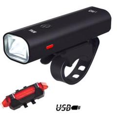 自転車ライト 自転車ヘッドライト高輝度 USB充電 400ルーメン 防水