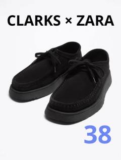 Clarks クラークス ZARA ザラ ワラビー 黒 41 26.5 ブラック ZARA クラークス 41 ブラック ザラ ワラビー