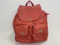 COACH F37410 BILLIE BACKPACK IN PEBBLE LEATHER ビリー バックパック / コーチ 巾着型 ペブルドレザー  牛革 シボ革 シュリンクレザー ブラック 黒 リュック レディース | BRANDING