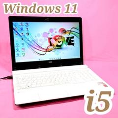 A11【訳あり】設定済✨i5/8GB✨NECノートパソコン✨Win11