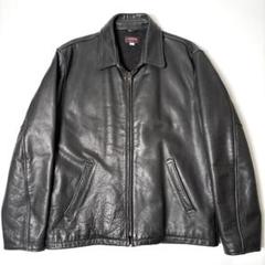 【米国製】SHIPS レザージャケット 黒 L 本革 OUTFITTERS