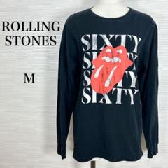 ★美品rolling STONES Tシャツ 黒 M 綿100% プリント