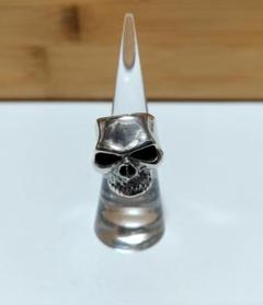 訳あり クレイジーピッグ レモラスカルリング シルバー 12号相当 Crazy Pig クレイジーピッグ LEMOLA SKULL RING(レモラスカル