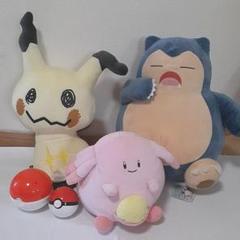 【お値下げしました!】ポケモン カビゴン ミミッキュ ラッキー ぬいぐるみセット
