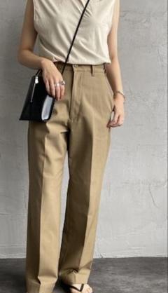 【値下げ】the shinzone チノパン ベージュ 34 Shinzone（シンゾーン）】 WASHED HIGH WAIST CHINO 定番チノパンツ
