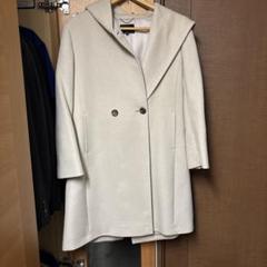 23区 ベージュ ダブルブレスト ピーコート 38 M】ベージュ ダブルブレスト ピーコート - メルカリ