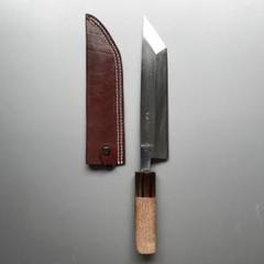 京都 有次 特製 江戸サキ包丁(うなぎ裂き包丁)18cm 水牛柄 本革カバー付 京都 有次 特製 江戸サキ包丁(うなぎ裂き包丁)18cm 水牛柄 本