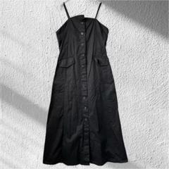 コカ黒キャミソールワンピース F フレアワンピ ロングワンピ ジャンパースカート