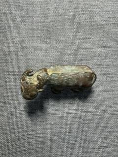 牛唐代時代物古銅製お守り極細工装飾品工芸品 古美術骨董金属製詳細不明古玩開運根付 牛 唐代 時代物 古銅製 お守り 極細工装飾品 工芸品 古美術骨董