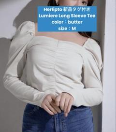 （新品）Herlipto Lumiere Long Sleeve Teeブラウス