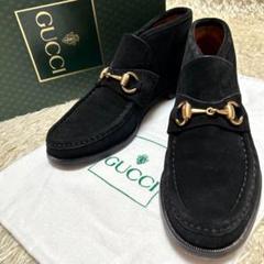 ✨極美品✨ グッチ チャッカブーツ ホースビット レザー 24.5