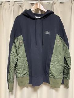 sacai サカイ×ナイキ フーディ 再構築 フーディ MA1 sacai サカイ×ナイキ フーディ 再構築 フーディ MA1 - メルカリ